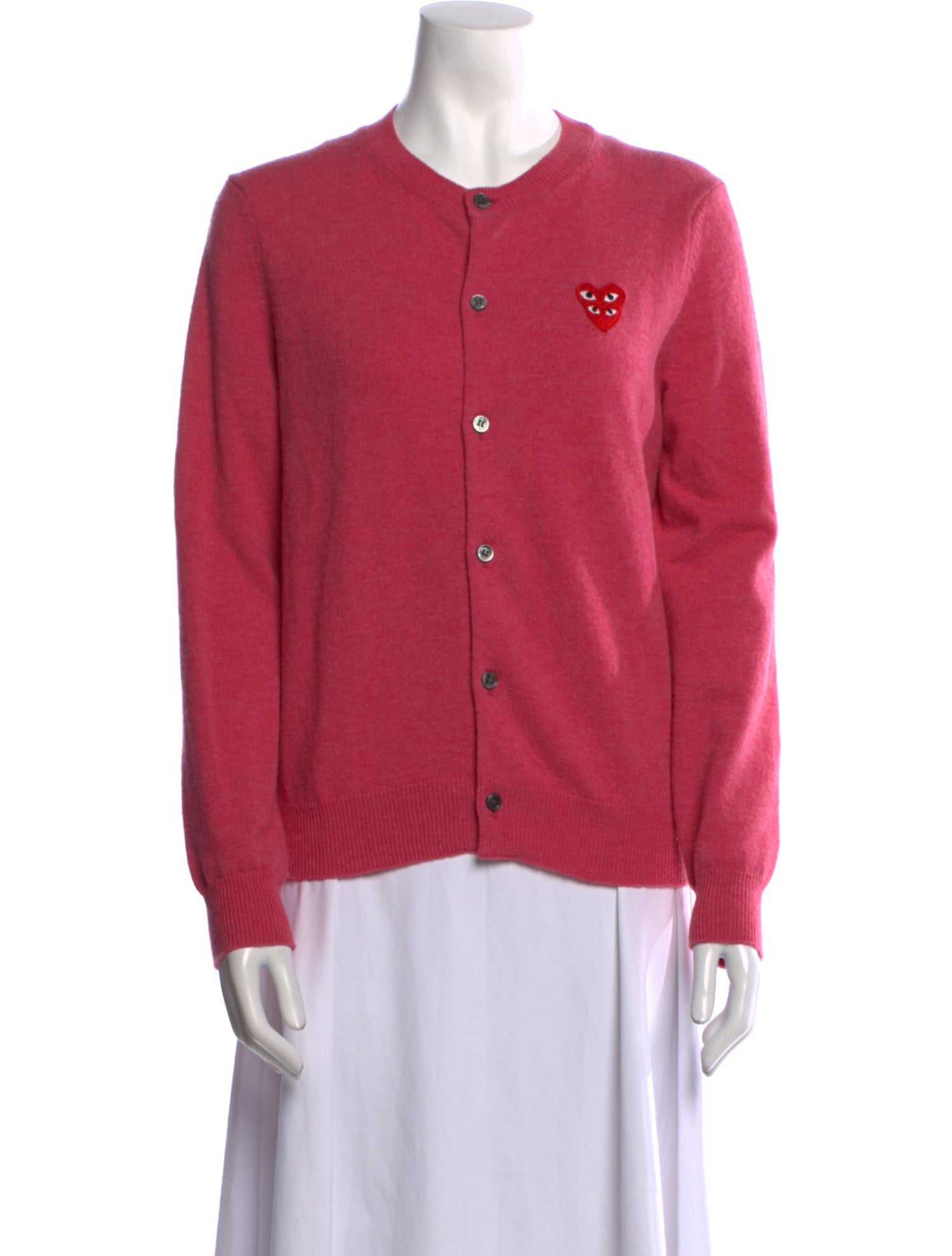 Comme des Garçons Play Wool Crew Neck Sweater