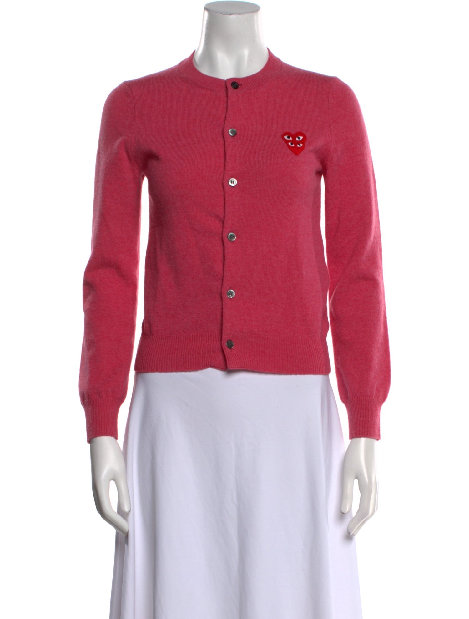 Comme des Garçons Play Wool Crew Neck Sweater