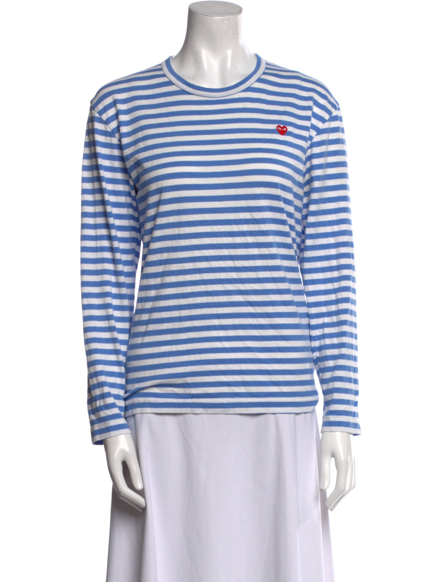 Comme des Garçons Play Striped Crew Neck T-Shirt