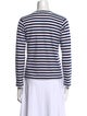 Comme des Garçons Play Striped Crew Neck Top
