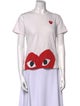 Comme des Garçons Play Graphic Print Crew Neck T-Shirt