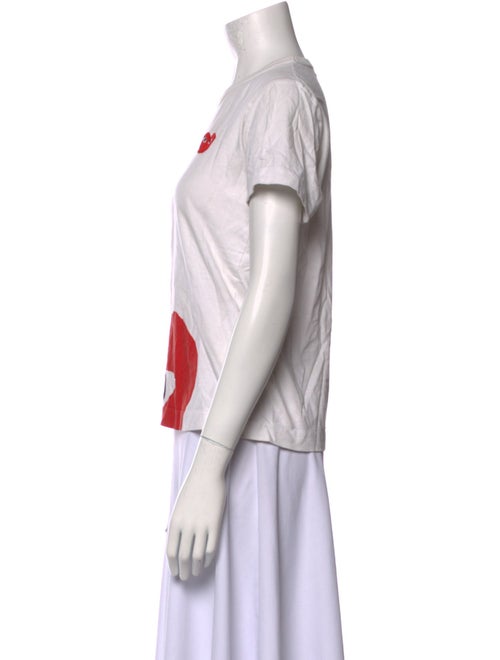 Comme des Garçons Play Graphic Print Crew Neck T-Shirt