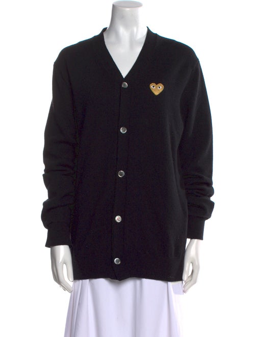 Comme des Garçons Play Wool V-Neck Sweater