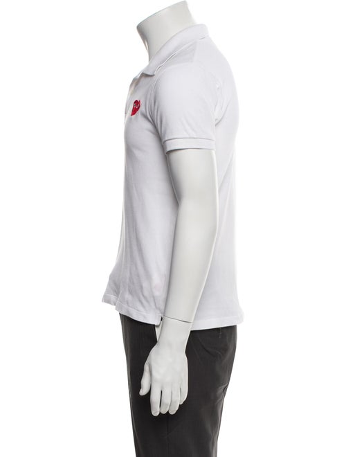 Comme des Garçons Play Collar Short Sleeve Polo Shirt