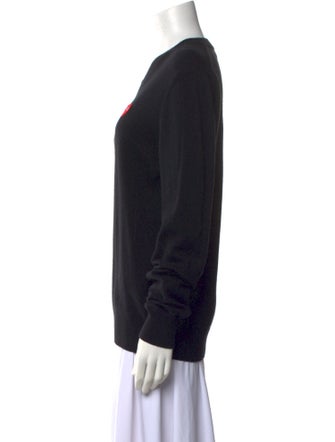 Comme des Garçons Play Wool V-Neck Sweater