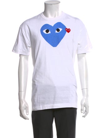 Comme des Garçons Play Graphic Print Crew Neck T-Shirt