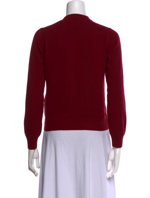 Comme des Garçons Play Wool V-Neck Sweater