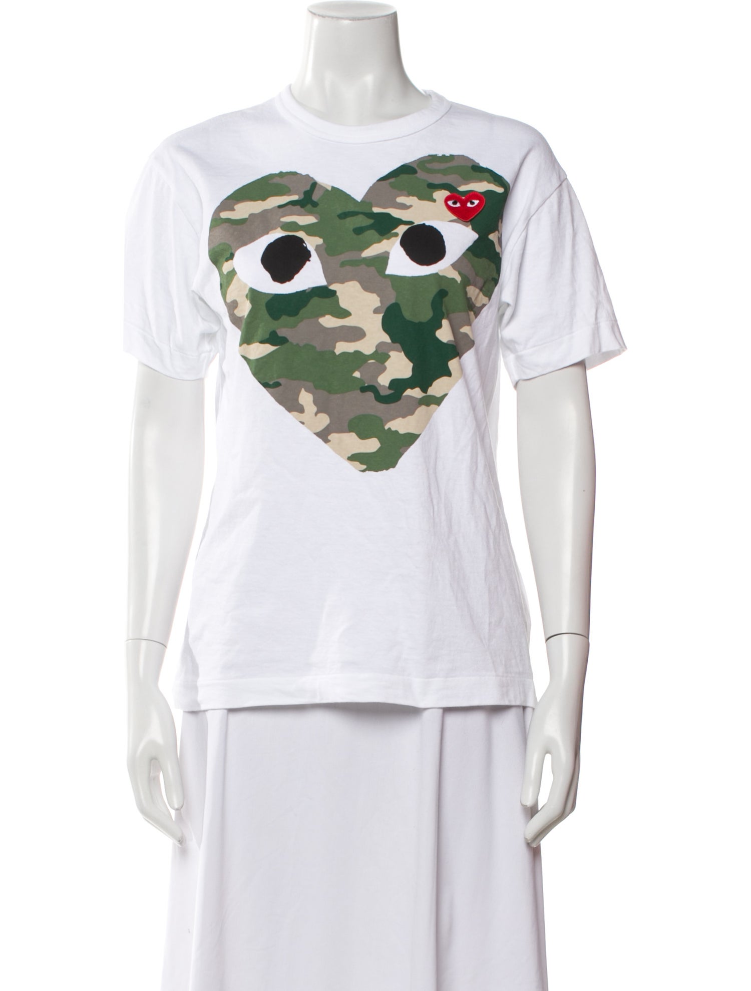 Comme des Garçons Play Graphic Print Crew Neck T-Shirt
