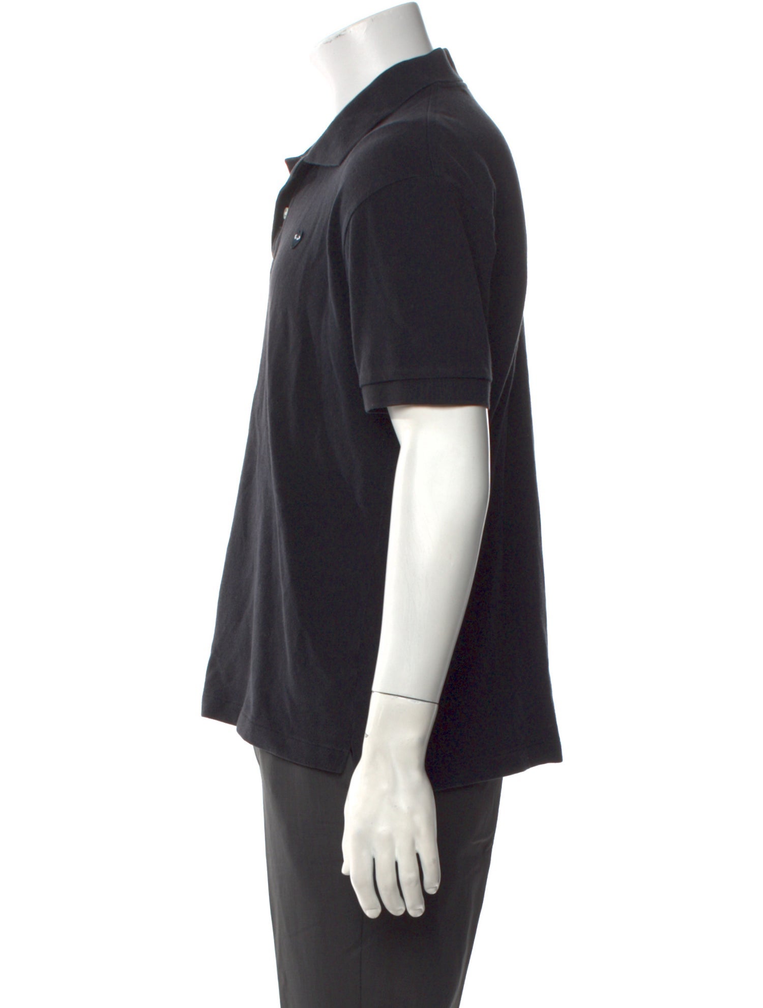Comme des Garçons Play Crew Neck Short Sleeve Polo Shirt