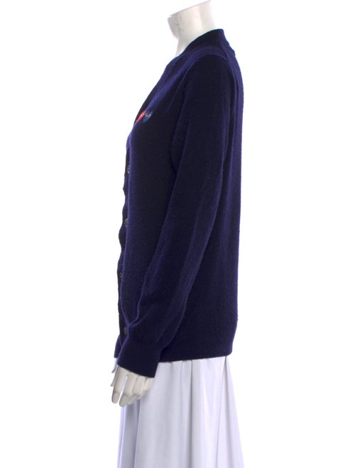 Comme des Garçons Play Wool V-Neck Sweater