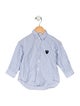 Comme des Garçons Play Kids' Button-Up Collared Shirt
