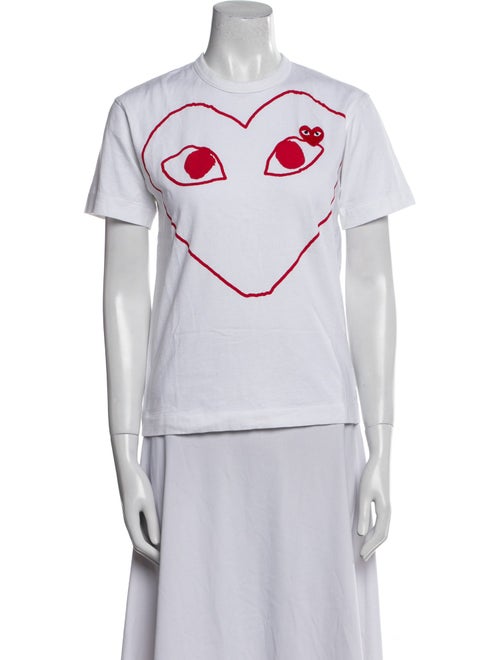 Comme des Garçons Play Graphic Print Crew Neck T-Shirt