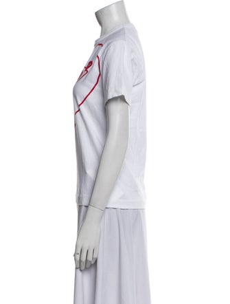 Comme des Garçons Play Graphic Print Crew Neck T-Shirt