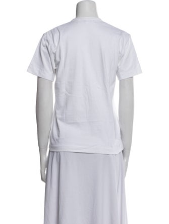 Comme des Garçons Play Graphic Print Crew Neck T-Shirt