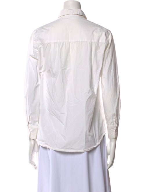 Comme des Garçons Play Play Three-Quarter Sleeve Button-Up Top
