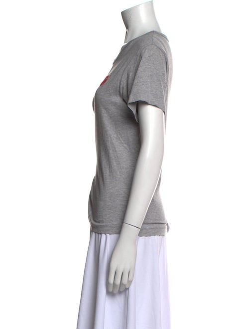 Comme des Garçons Play Graphic Print Crew Neck T-Shirt