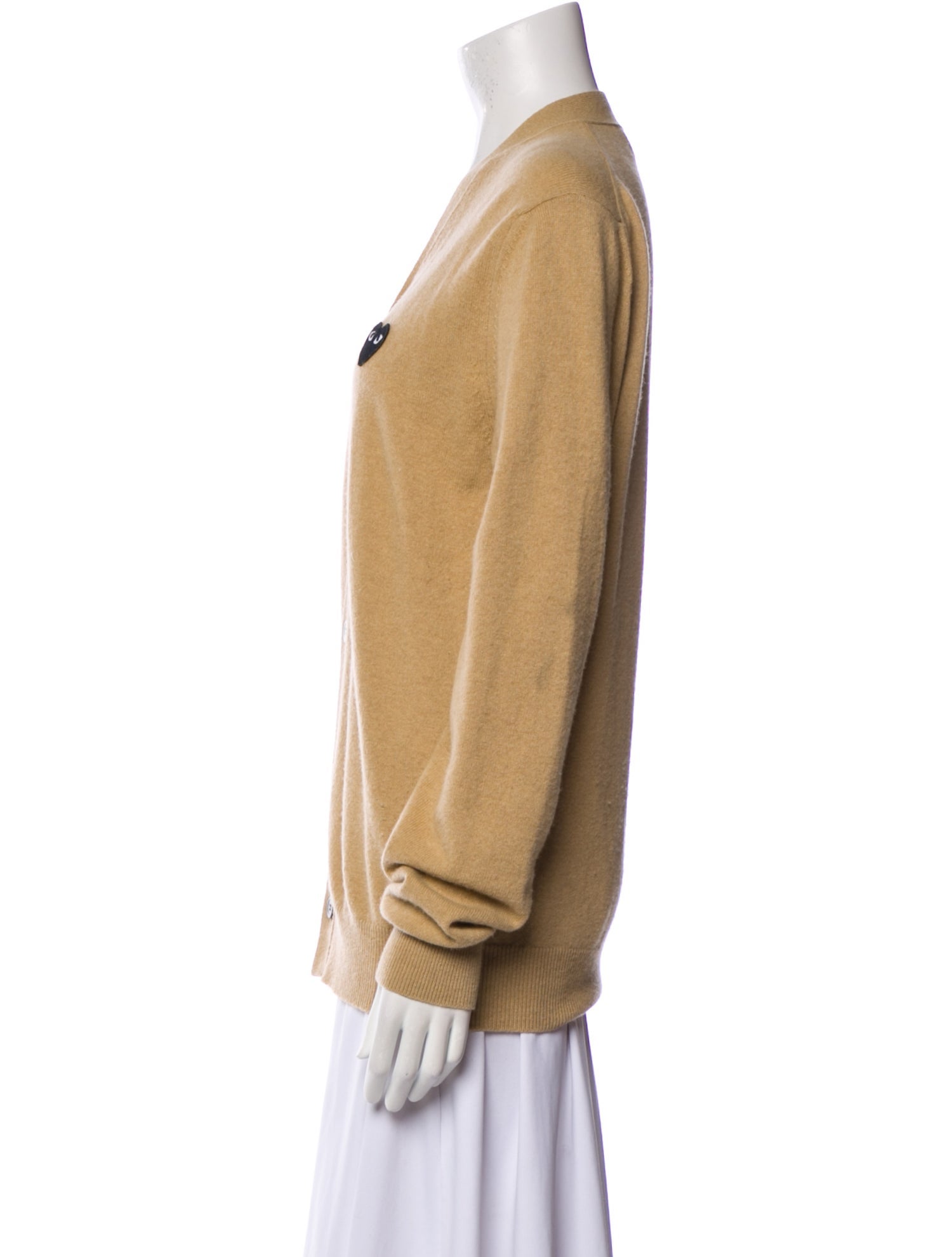 Comme des Garçons Play Wool V-Neck Sweater