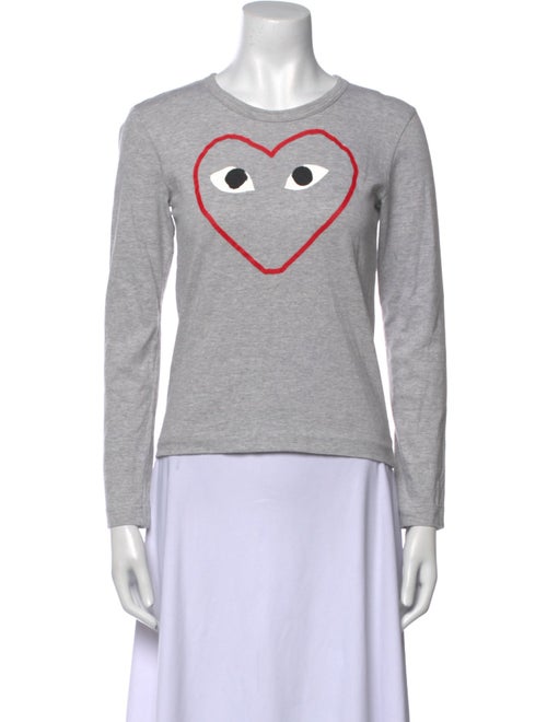Comme des Garçons Play Graphic Print Crew Neck Sweatshirt