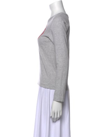 Comme des Garçons Play Graphic Print Crew Neck Sweatshirt