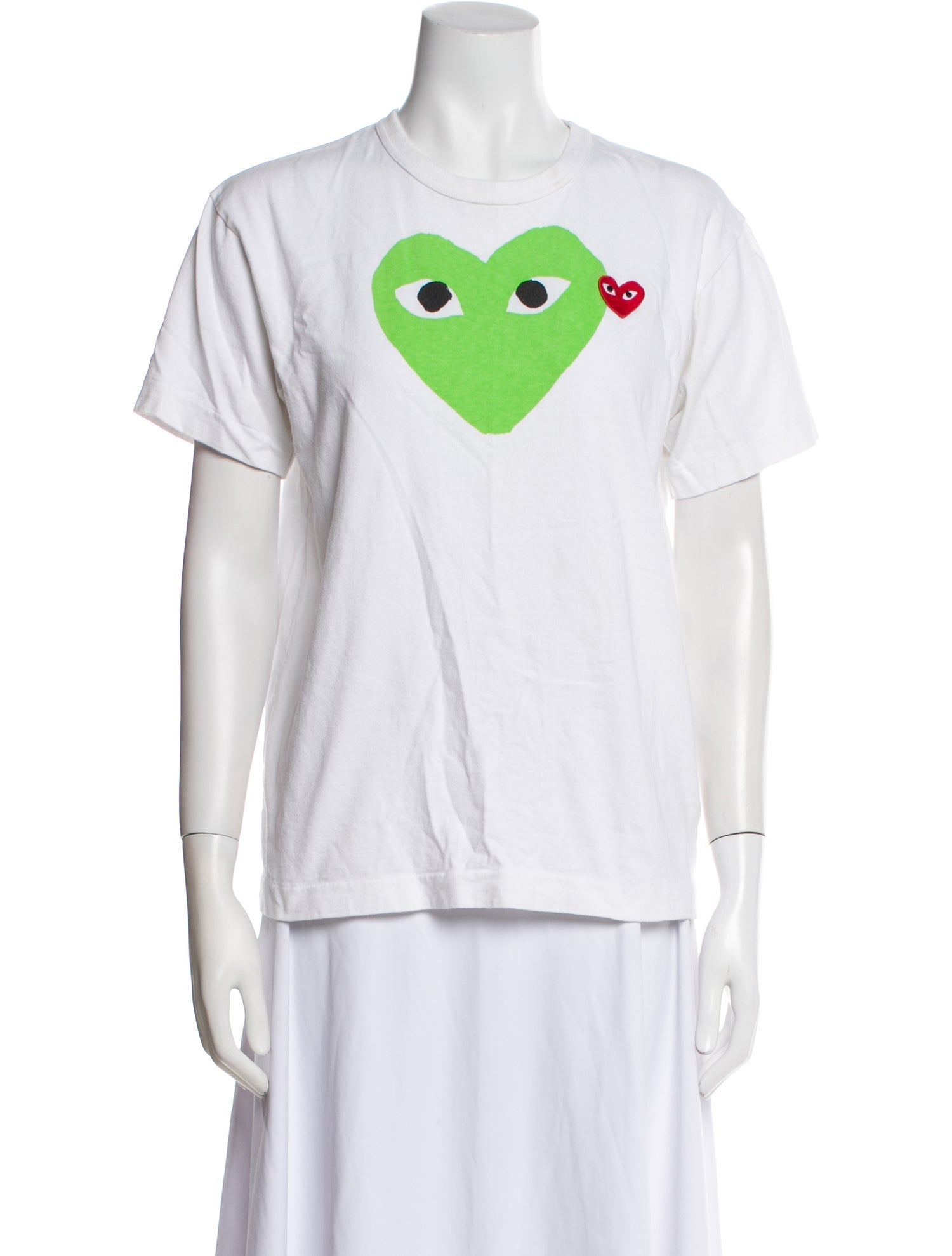 Comme des Garçons Play Graphic Print Crew Neck T-Shirt