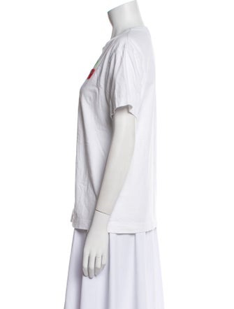 Comme des Garçons Play Graphic Print Crew Neck T-Shirt