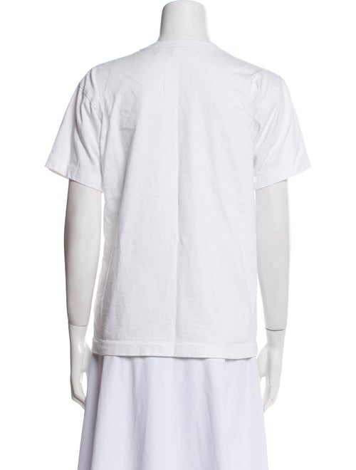 Comme des Garçons Play Graphic Print Crew Neck T-Shirt