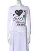 Comme des Garçons Play Graphic Print Crew Neck T-Shirt