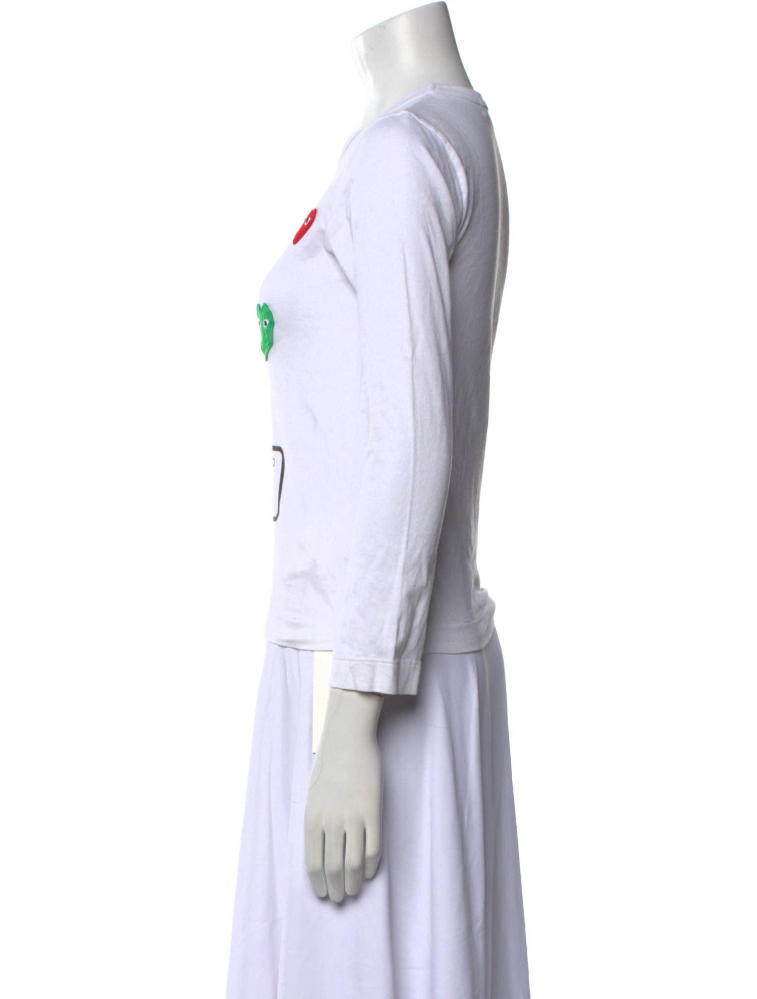 Comme des Garçons Play Graphic Print Crew Neck T-Shirt