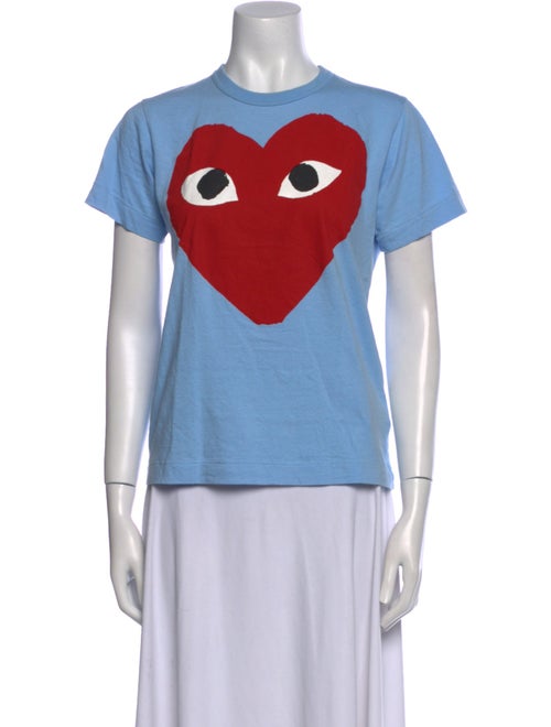 Comme des Garçons Play Graphic Print Crew Neck T-Shirt