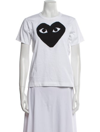 Comme des Garçons Play Graphic Print Crew Neck T-Shirt