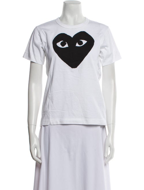Comme des Garçons Play Graphic Print Crew Neck T-Shirt