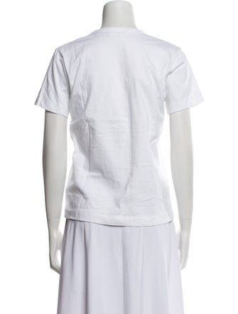 Comme des Garçons Play Graphic Print Crew Neck T-Shirt