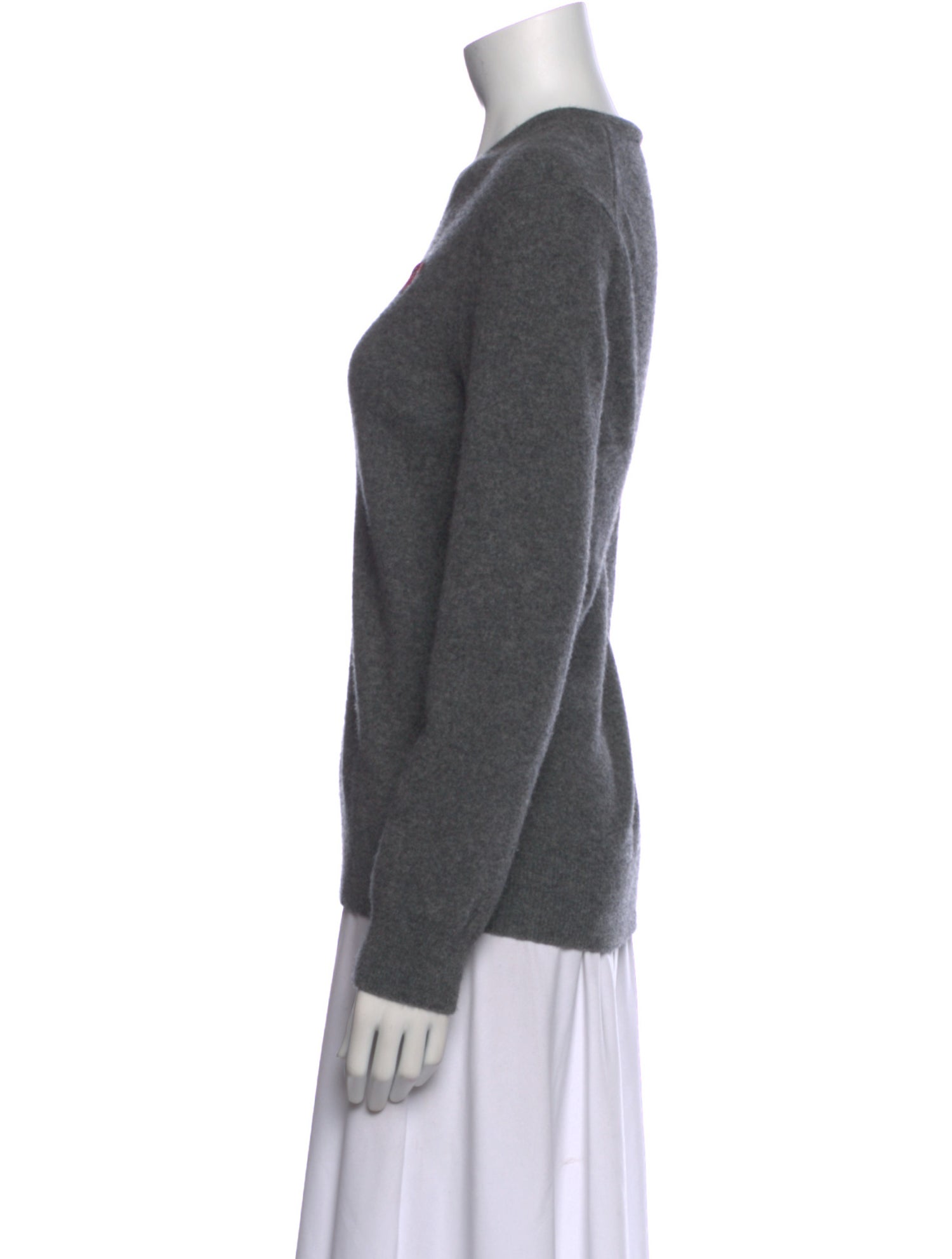 Comme des Garçons Play Wool V-Neck Sweater