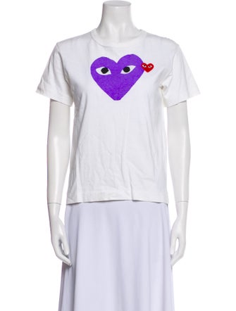 Comme des Garçons Play Graphic Print Crew Neck T-Shirt