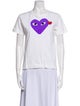 Comme des Garçons Play Graphic Print Crew Neck T-Shirt
