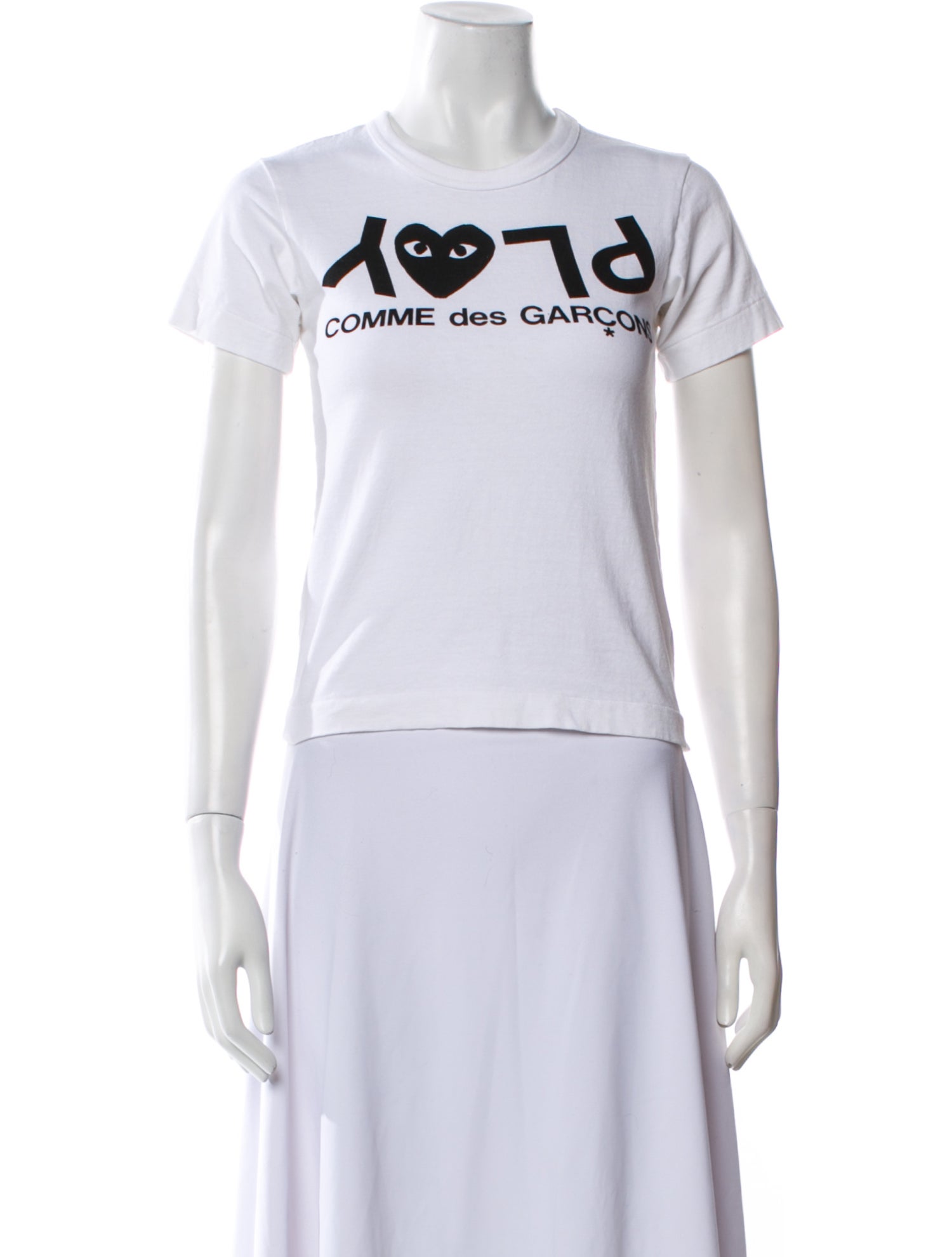 Comme des Garçons Play Graphic Print Crew Neck T-Shirt
