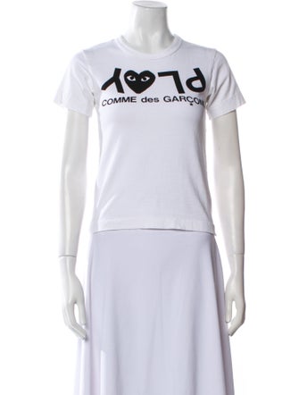 Comme des Garçons Play Graphic Print Crew Neck T-Shirt