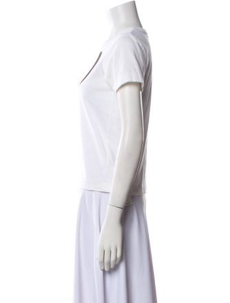 Comme des Garçons Play Graphic Print Crew Neck T-Shirt