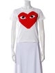 Comme des Garçons Play Graphic Print Crew Neck T-Shirt