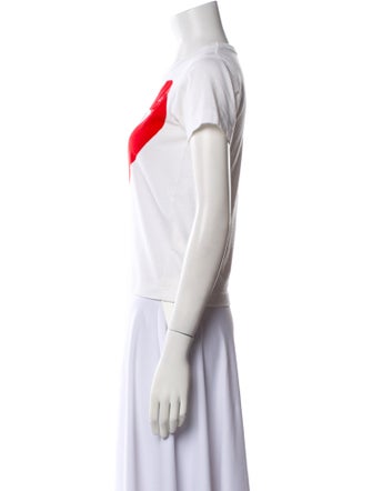 Comme des Garçons Play Graphic Print Crew Neck T-Shirt