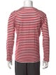 Comme des Garçons Play Striped Crew Neck T-Shirt