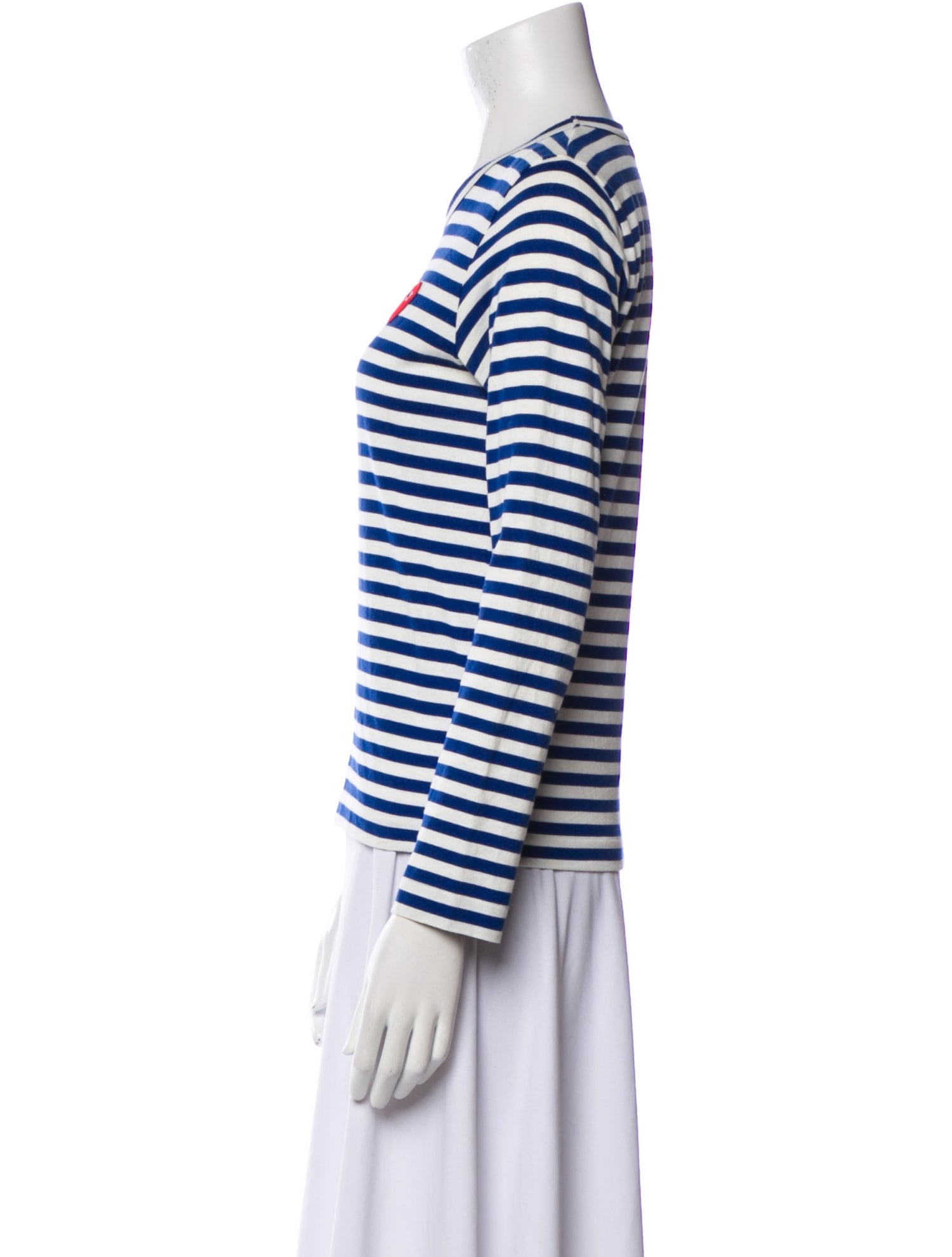 Comme des Garçons Play Striped Crew Neck T-Shirt