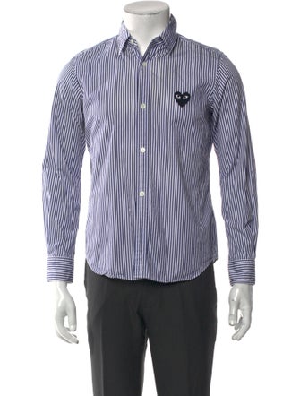 Comme des Garçons Play Striped Long Sleeve Shirt
