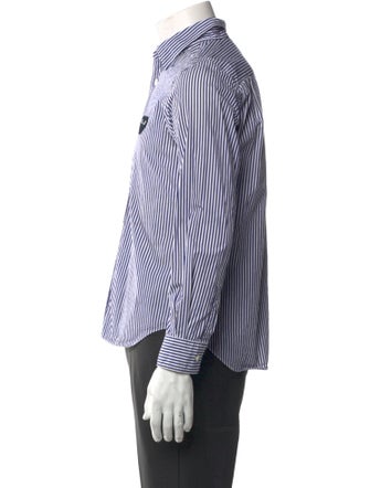 Comme des Garçons Play Striped Long Sleeve Shirt