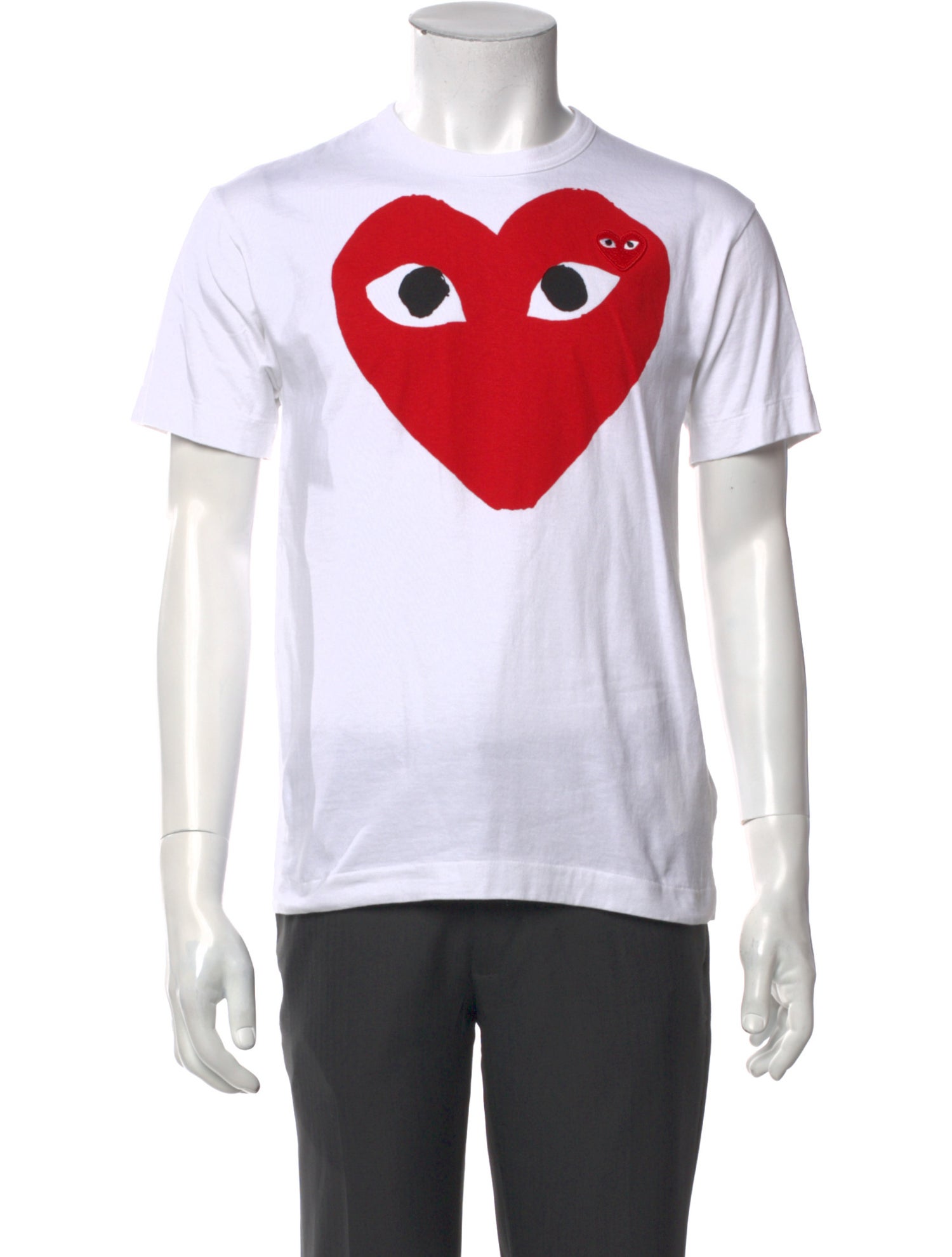 Comme des Garçons Play Graphic Print Crew Neck T-Shirt