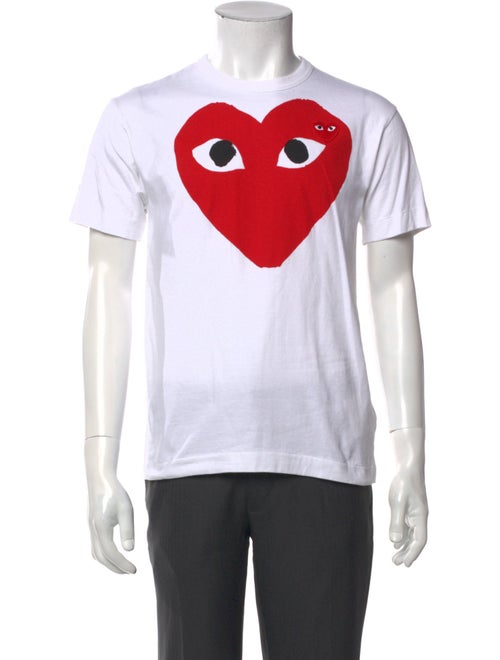 Comme des Garçons Play Graphic Print Crew Neck T-Shirt