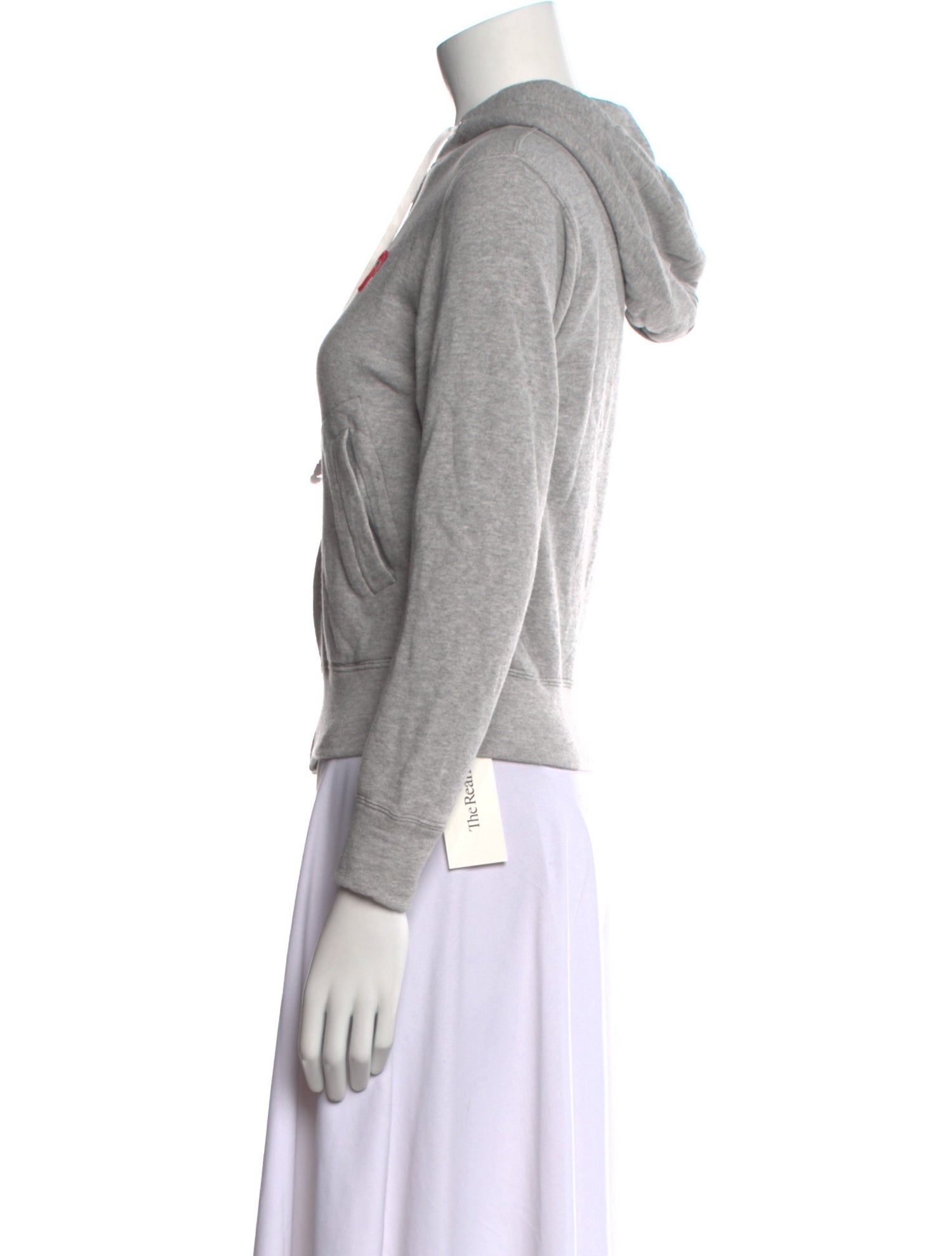 Comme des Garçons Play Crew Neck Three-Quarter Sleeve Sweatshirt