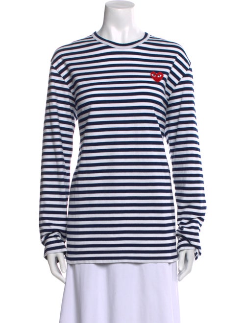Comme des Garçons Play Striped Crew Neck T-Shirt