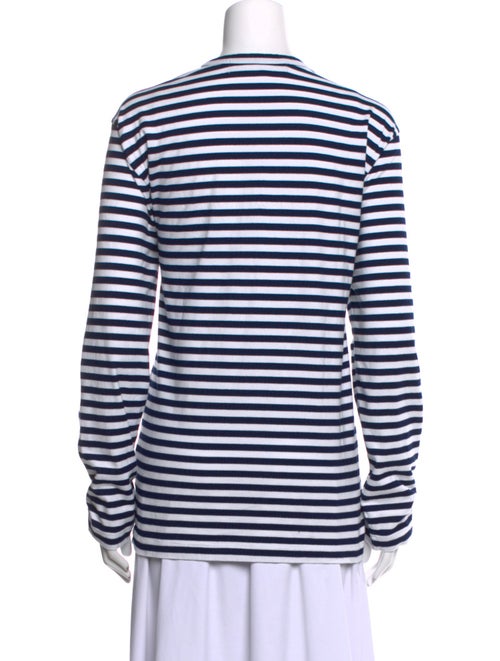 Comme des Garçons Play Striped Crew Neck T-Shirt