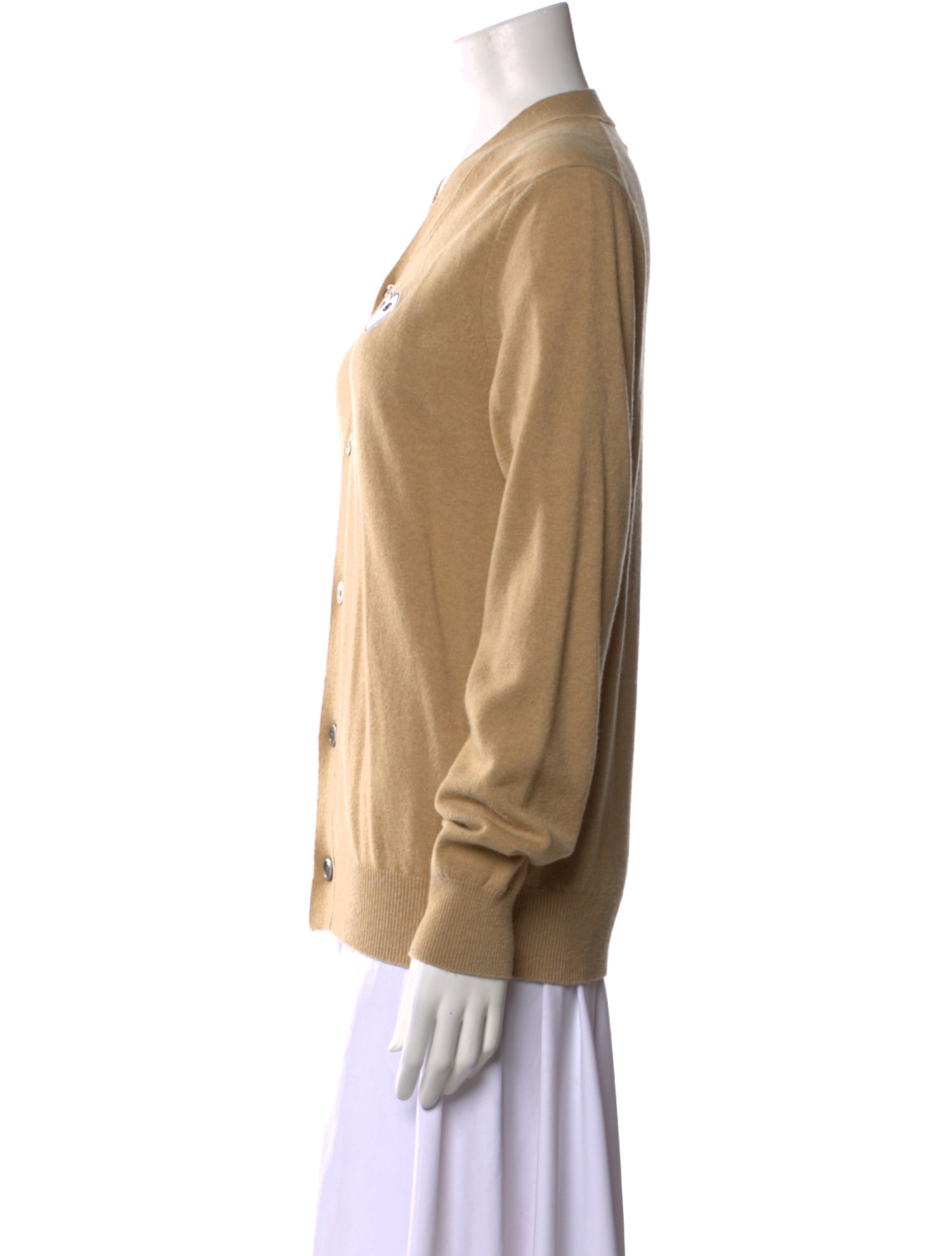 Comme des Garçons Play Wool V-Neck Sweater